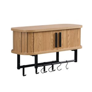 Furnilux Kapstok 60x24x32 cm – Smal – Wandkapstok Kiruna – 8 haken – L Furnilux Kapstok 60x24x32 cm – Smal – Wandkapstok Kiruna – 8 haken – L