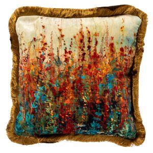 VALENTINA | sierkussen 45×45 cm | Tobacco Brown | bruin | multicolor |