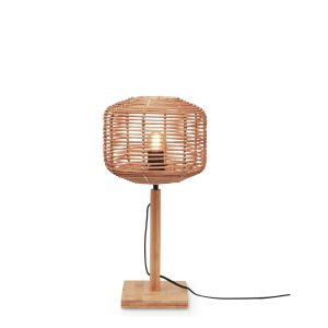 GOOD&MOJO tafellamp Tanami – bruin – Ø27cm