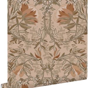 ESTAhome behang vintage bloemen in art nouveau stijl terracotta – 53 c ESTAhome behang vintage bloemen in art nouveau stijl terracotta – 53 c