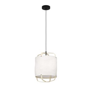 EGLO hanglamp Surfleet – e27 – 33 cm – zwart