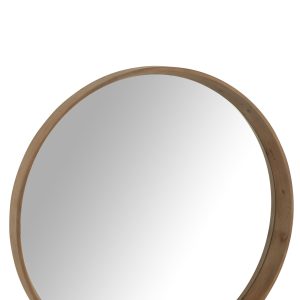 J-Line wandspiegel – hout – lichtbeige – large