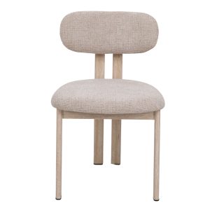 Giga Meubel Eetkamerstoel Noor – Beige/Travertin – Set van 2 Giga Meubel Eetkamerstoel Noor – Beige/Travertin – Set van 2