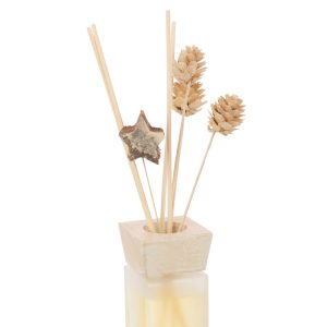 J-Line geurstokjes Kaneel Droogbloemen – Cinnamon – riet – goud J-Line geurstokjes Kaneel Droogbloemen – Cinnamon – riet – goud