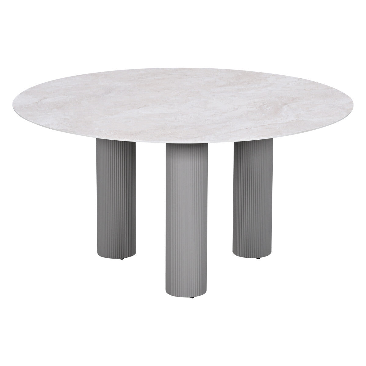 Garden Impressions Tuintafel Finn Ø150 cm - taupe - verona sand