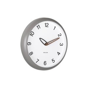 Karlsson wandklok Bella – grijs – 4.2x30x30cm Karlsson wandklok Bella – grijs – 4.2x30x30cm