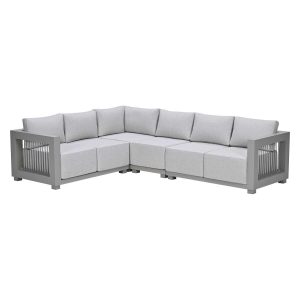 Garden Impressions Loungebank Berthill 4-delig – taupe Garden Impressions Loungebank Berthill 4-delig – taupe