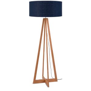 GOOD&MOJO vloerlamp Everest – blauw – Ø60cm