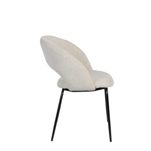 Giga Meubel Eetkamerstoel Julius – Stof – Beige – Set van 2 Giga Meubel Eetkamerstoel Julius – Stof – Beige – Set van 2