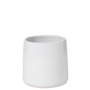 J-Line bloempot Rond – keramiek – wit – medium – Ø 23 cm J-Line bloempot Rond – keramiek – wit – medium – Ø 23 cm