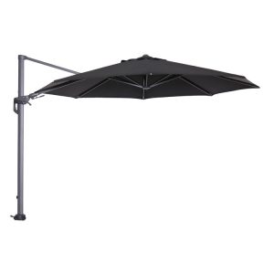 Hawaii parasol – Ø350 cm – carbon black – zwart Hawaii parasol – Ø350 cm – carbon black – zwart