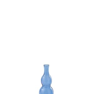 J-Line vaas – glas – blauw