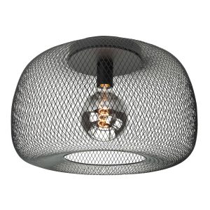 Highlight plafondlamp Honey – 1 lichts – 48 x 25 cm – zwart Highlight plafondlamp Honey – 1 lichts – 48 x 25 cm – zwart