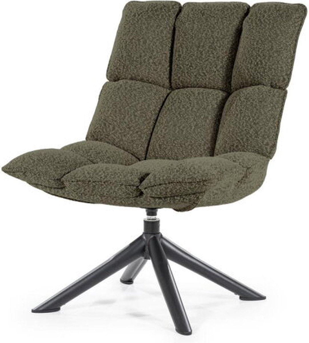 FurniLux Fauteuil-Dani-Green-78x70x90 cm