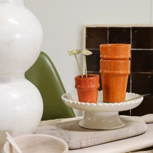 Household Hardware – Espressokopje – Beldi – Oranje – Set van 4 Household Hardware – Espressokopje – Beldi – Oranje – Set van 4