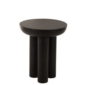 J-Line bijzettafel Trio – hout – zwart