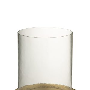 J-Line kaarshouder – aluminium – goud J-Line kaarshouder – aluminium – goud