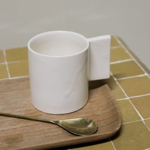Household Hardware – Mok – Vierkant oor – Wit Household Hardware – Mok – Vierkant oor – Wit
