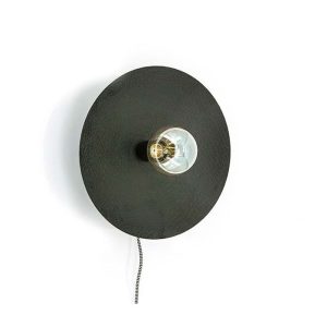 FurniLux Wandlamp Horus zwart small – 35x35x11cm