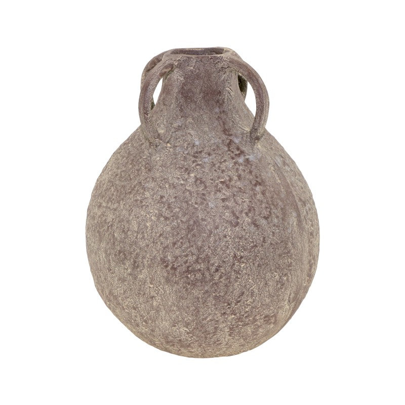 Home Society Vaas Mira L - bruin - metaal - 25,5 x 20,5 x 20,5 cm - wh