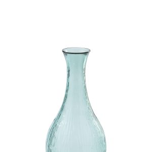 J-Line vloervaas – glas – azuurblauw