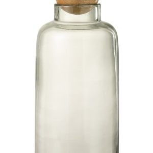 J-Line vaas karaf – decanteerkaraf + stop – glas – transparant