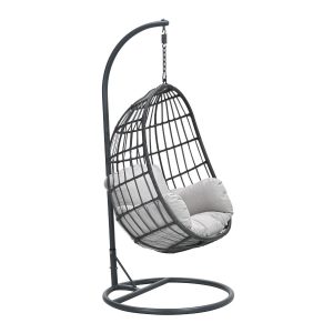 Garden Impressions Hangstoel Esmee swing egg – donker grijs