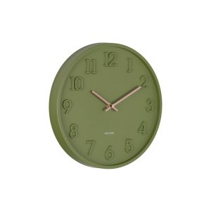 Karlsson wandklok Calma – groen – 3.8x30x30cm Karlsson wandklok Calma – groen – 3.8x30x30cm