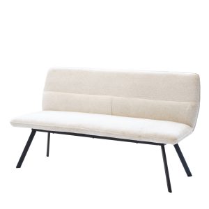 Giga Meubel Eetkamerbank Harper – Beige Stof – 160x60x88cm