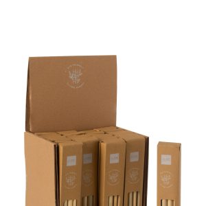 J-Line rietje – bamboe – naturel – 4 dozen van 8 stuks J-Line rietje – bamboe – naturel – 4 dozen van 8 stuks