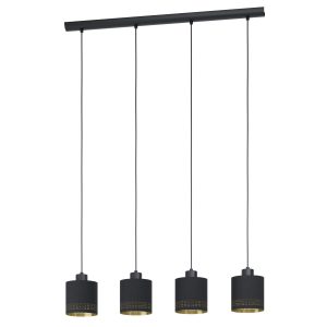 EGLO hanglamp Esteperra – e27 – 94 cm – zwart EGLO hanglamp Esteperra – e27 – 94 cm – zwart