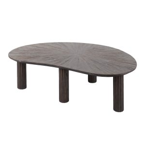 Giga Meubel Salontafel Maya – Donkerbruin Hout – 110x68x36cm