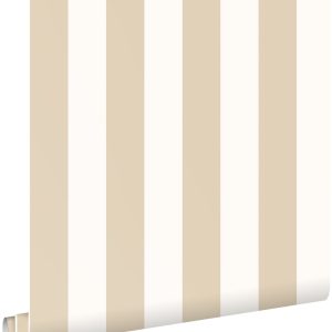 ESTAhome behang strepen wit en lichtbeige – 53 cm x 10.05 m – 139913 ESTAhome behang strepen wit en lichtbeige – 53 cm x 10.05 m – 139913