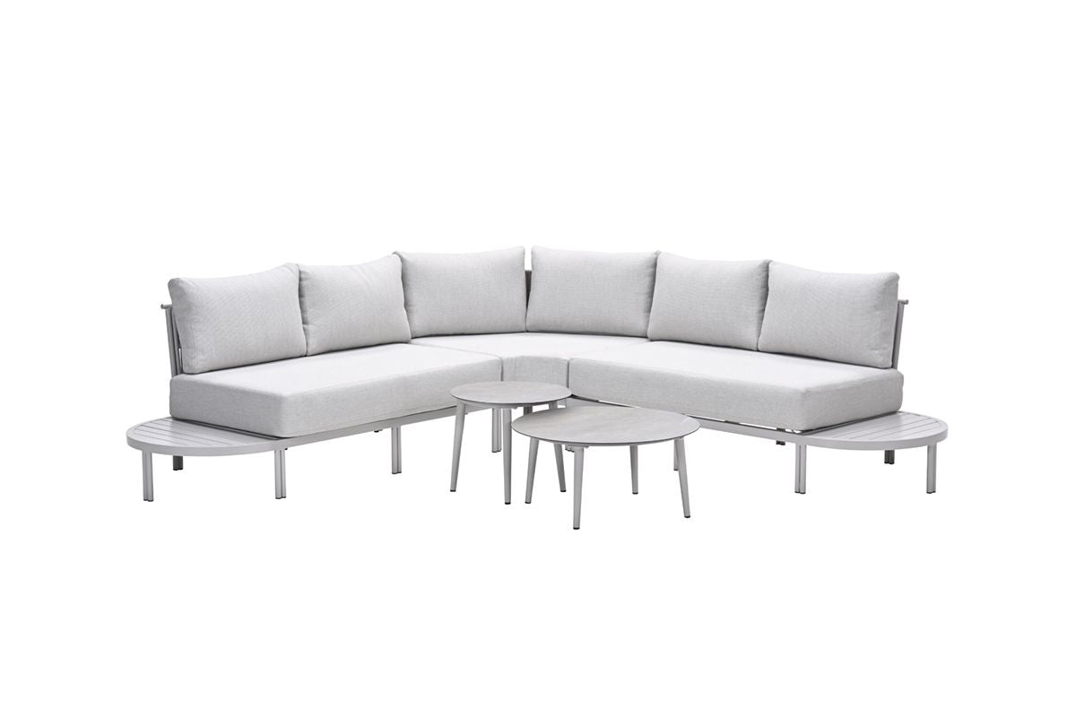 Frigole loungeset - 5-dlg. - taupe -sand - valley sand
