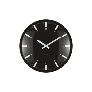 Karlsson wandklok Realista Dome – zwart – Ø35cm