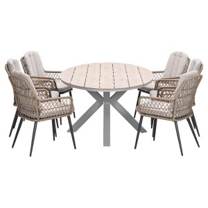 Garden Impressions tuinset Kalibo – Tulli – natural – 220×115 cm – 7-d