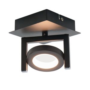 EGLO opbouwspot Trastanello – led – 1 lichts – zwart EGLO opbouwspot Trastanello – led – 1 lichts – zwart