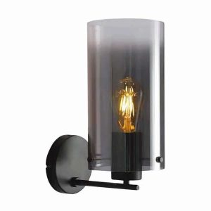 Freelight wandlamp Ventotto – 1 lichts – 22 x 33 cm – zwart