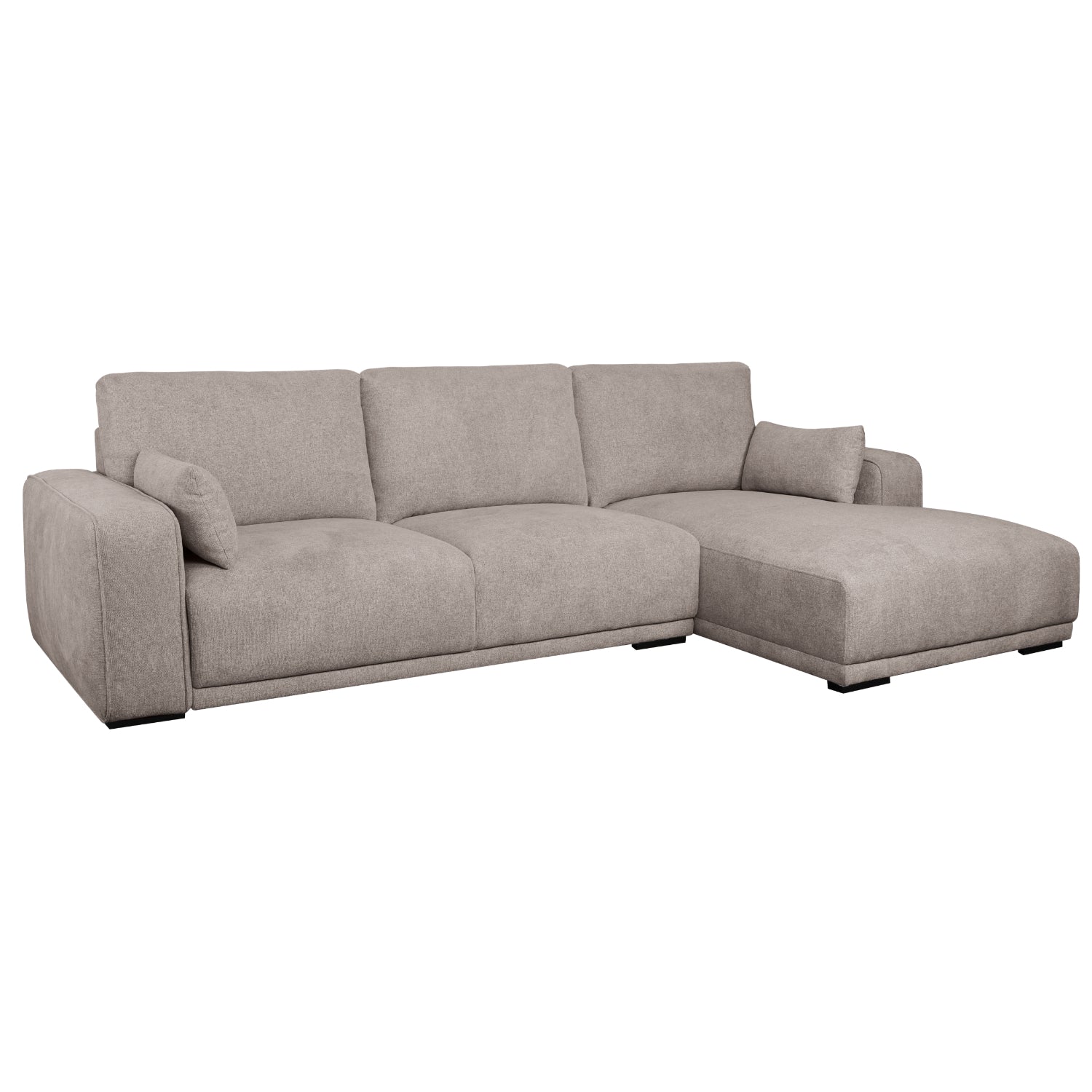Furnhouse chaise longue bank rechts California - Beige - Stof - 105x30