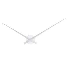 Karlsson wandklok – zilver – Ø77.5cm