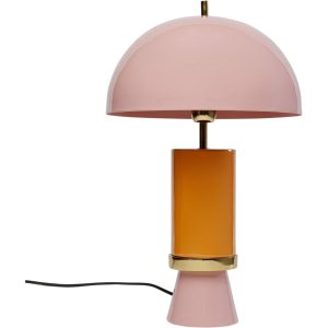 Kare Design tafellamp Josy – roze en oranje