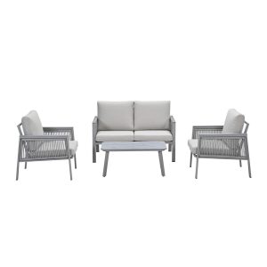 Garden Impressions Loungeset Kreta 4-delig – taupe