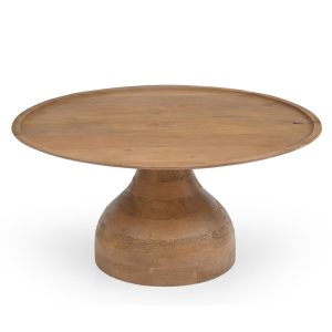 Giga Meubel Salontafel Joji – Rond – Mangohout – 80cm