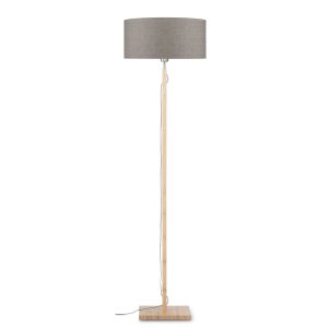 GOOD&MOJO vloerlamp Fuji – taupe – Ø47cm