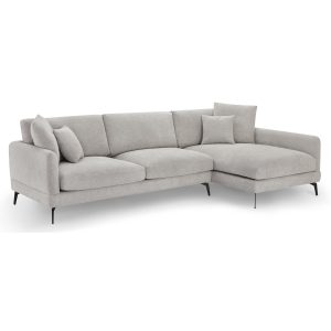 Furnhouse chaise longue bank rechts Maggie – Grijs – Stof – 95x290x90 Furnhouse chaise longue bank rechts Maggie – Grijs – Stof – 95x290x90