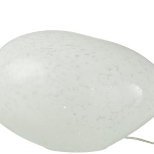 J-Line lamp Dany Vlekken Ovaal – glas – wit J-Line lamp Dany Vlekken Ovaal – glas – wit