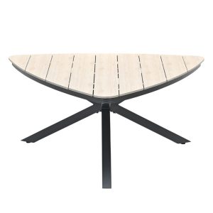 Garden Impressions Edison triangel tuintafel – 170 cm – light teak Vir