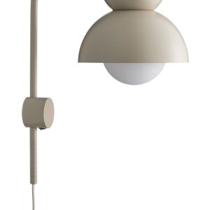 Frandsen wandlamp Butterfly – grijs – 32x21x48cm Frandsen wandlamp Butterfly – grijs – 32x21x48cm