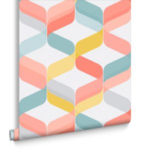 Graham & Brown Vliesbehang – Retro Brights – 10mx52cm