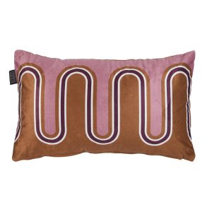 KAAT Amsterdam decoratiekussen Shirley – 30×50 cm – steenrood